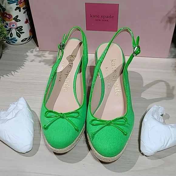kate spade new york Panama Nights sandals - Green Jay 8.5 B (M) New - Picture 2 of 7